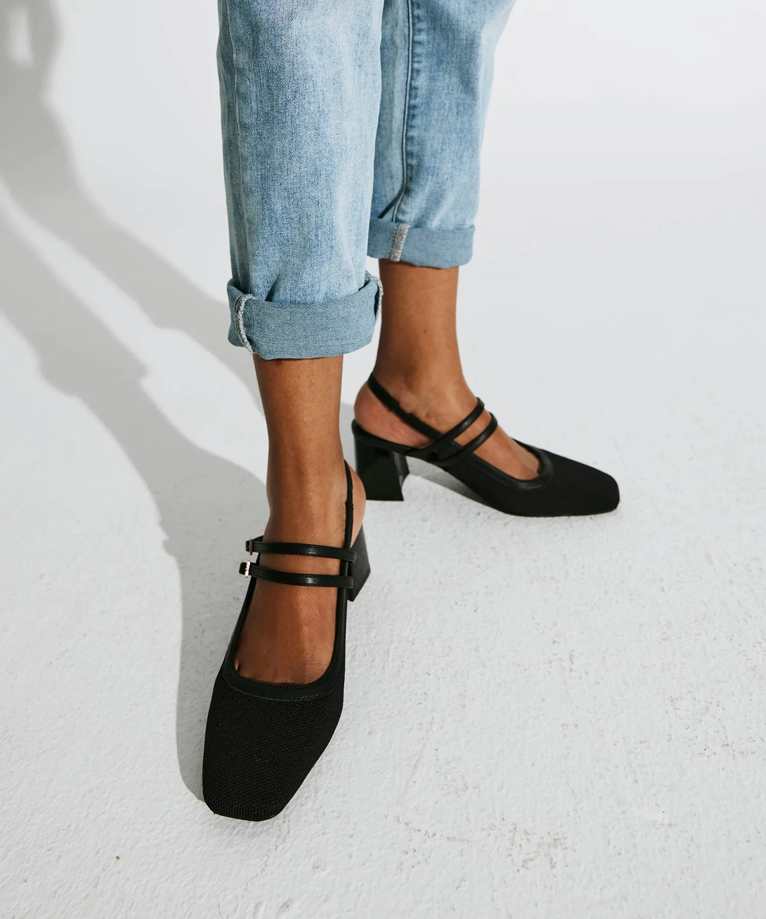 Mary Jane Slingback Pumps