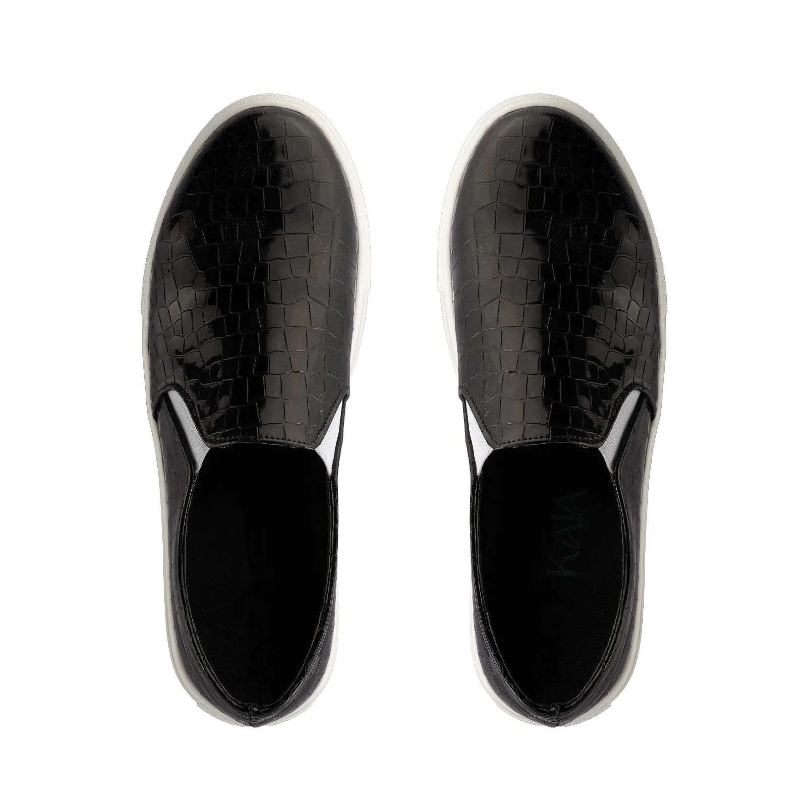 Metallic Scaled Slip-ons
