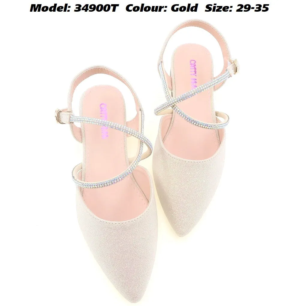 Moda Paolo Girls Heels In 2 Colours (34900T)