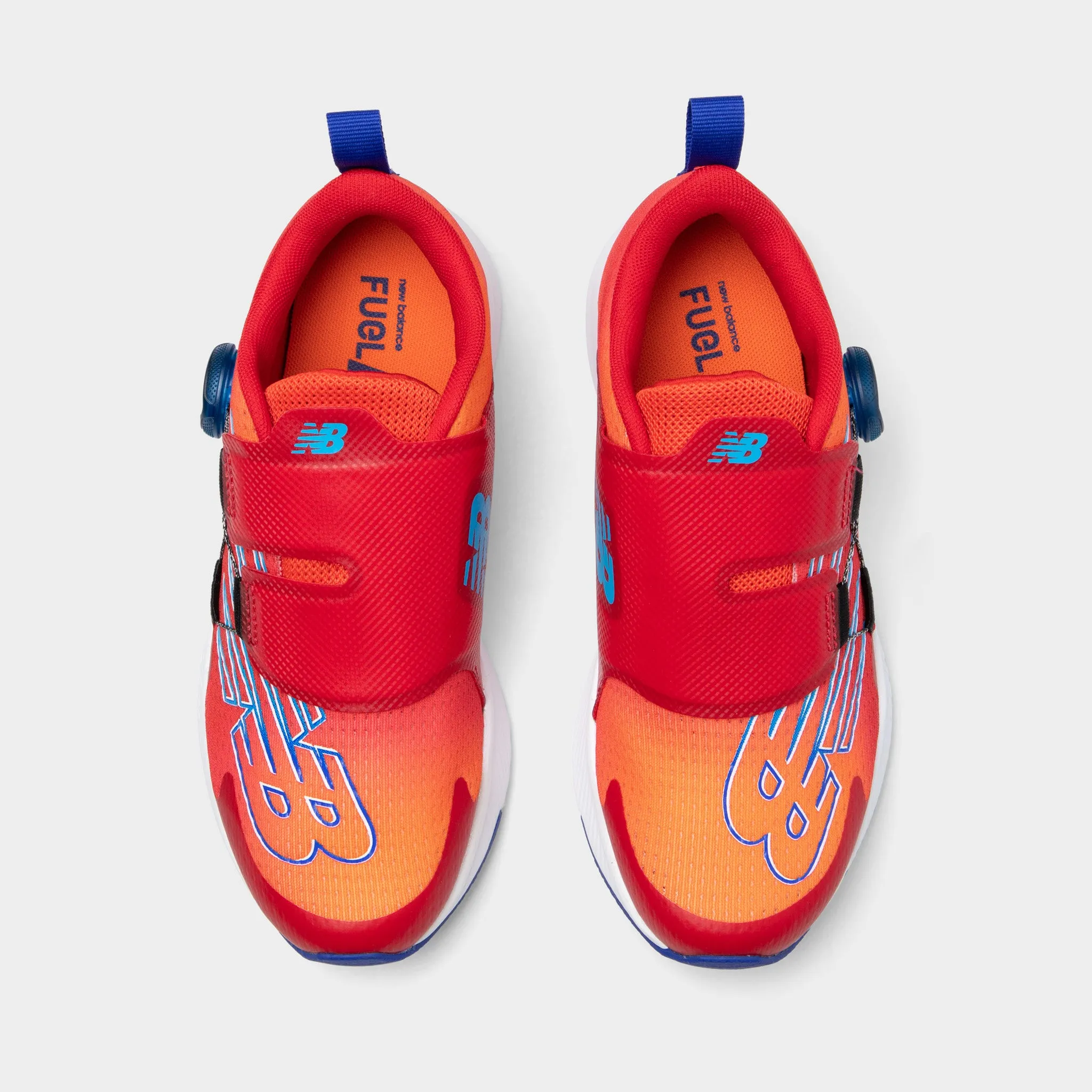 New Balance Juniors' Fuelcore Reveal Boa Neo Flame / Team Red - Infinity Blue