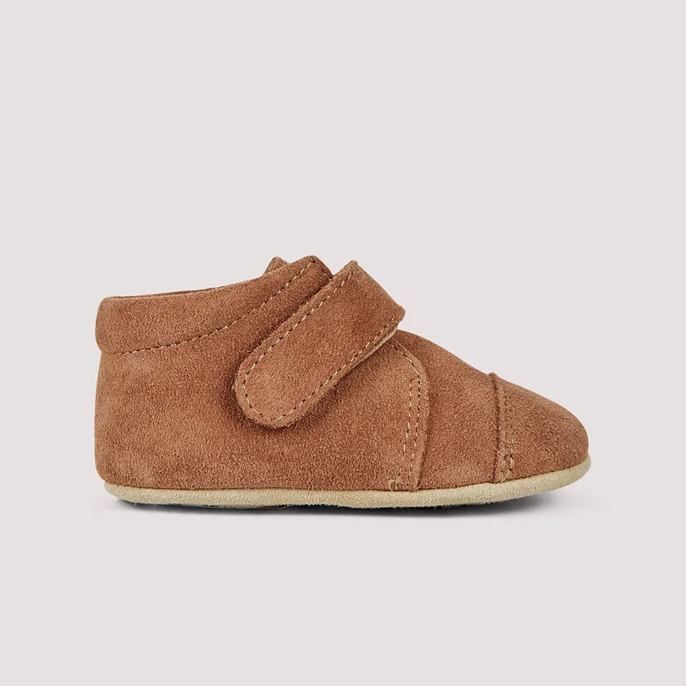PETIT NORD - Shoe with Velcro (Rose Clay Suede)