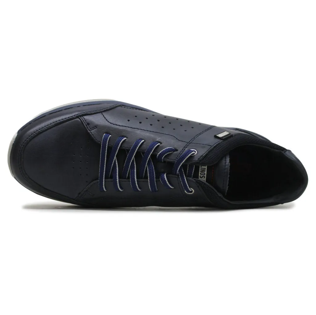 Pikolinos Biar M6V Leather Textile Men's Low Top Trainers