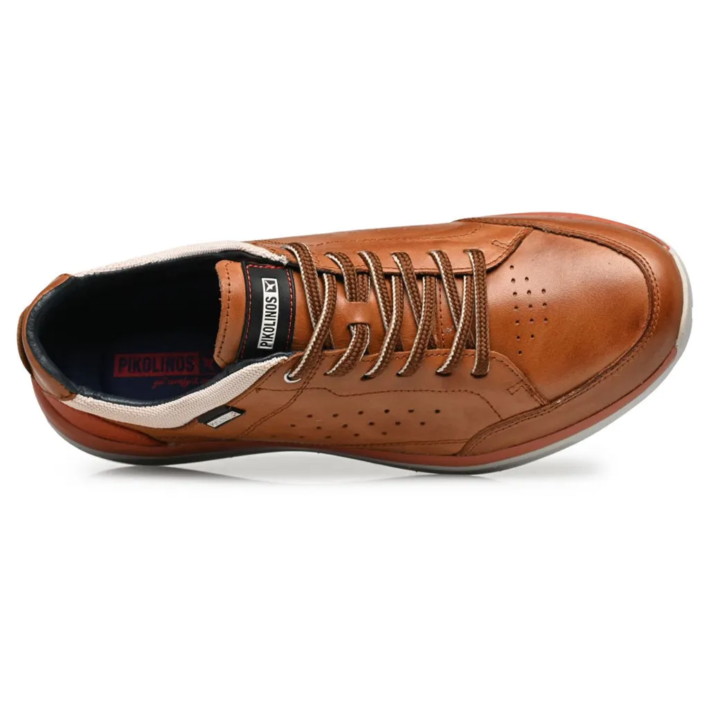 Pikolinos Biar M6V Leather Textile Men's Low Top Trainers