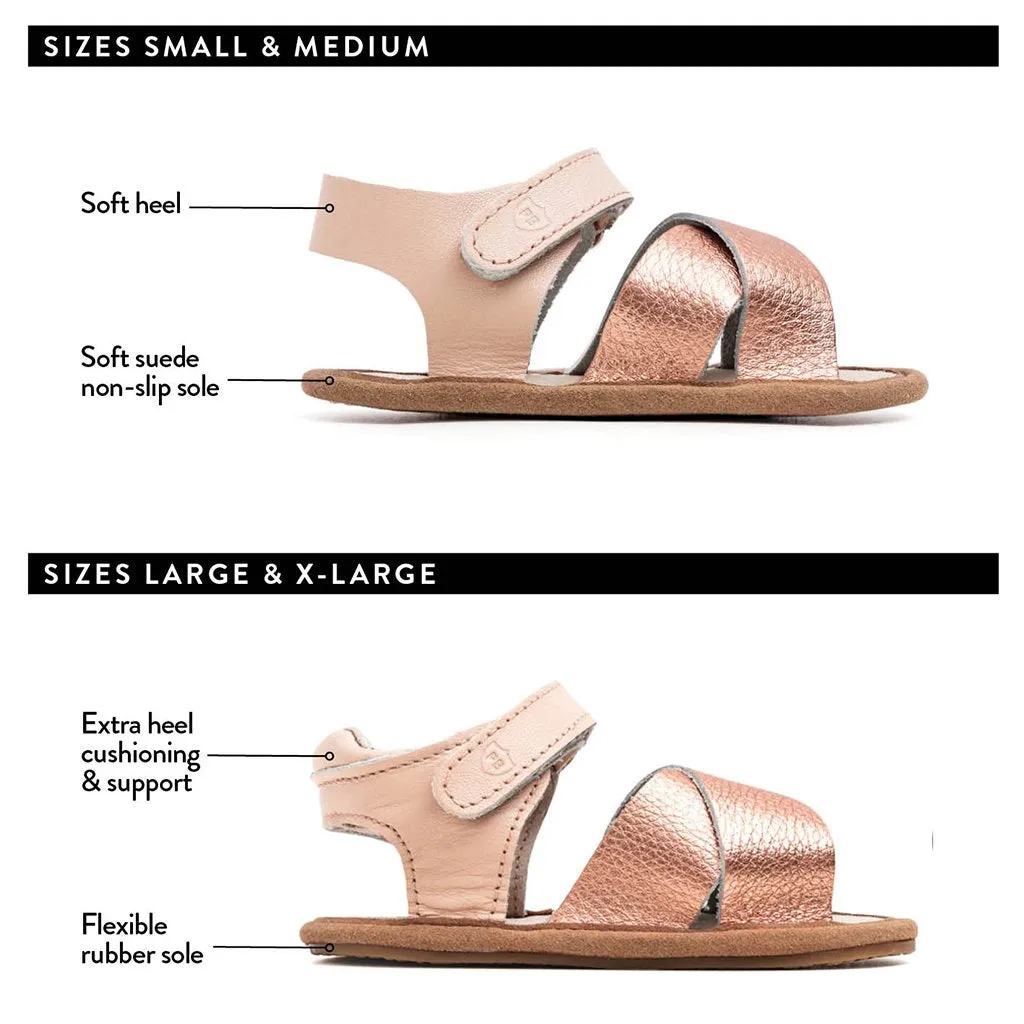 PRETTY BRAVE VALENCIA SANDAL Rose Gold