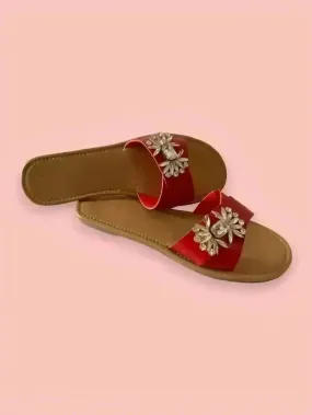 Red Brooch Flats