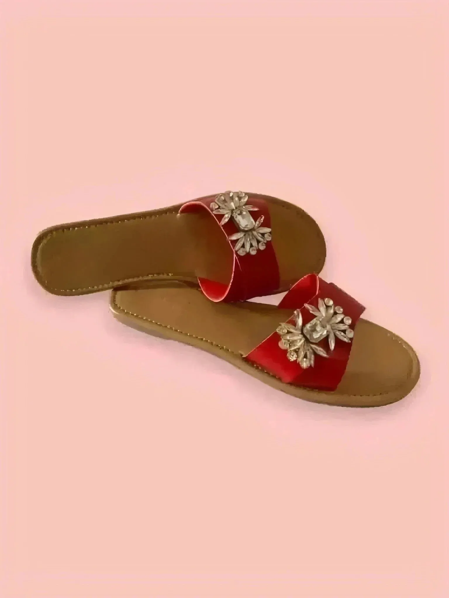 Red Brooch Flats