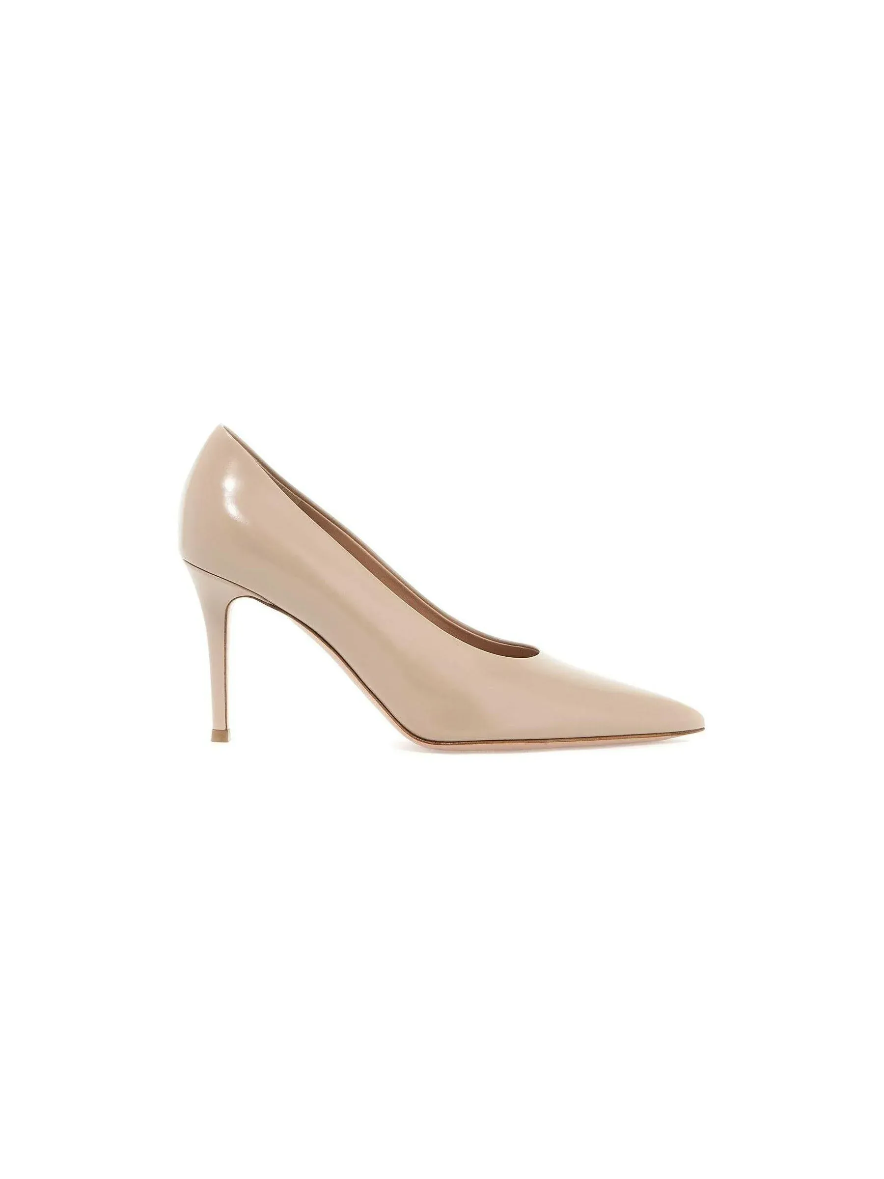 Robbie Leather High-Heeled Shoes