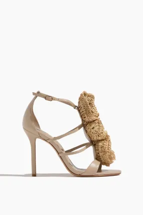Sadie Flower Sandal in Chalk/Natural