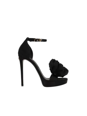 Satin Platform Sandals