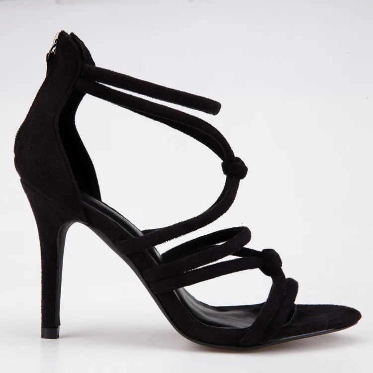 Sexy Bandage Roman High-Heeled Sandals