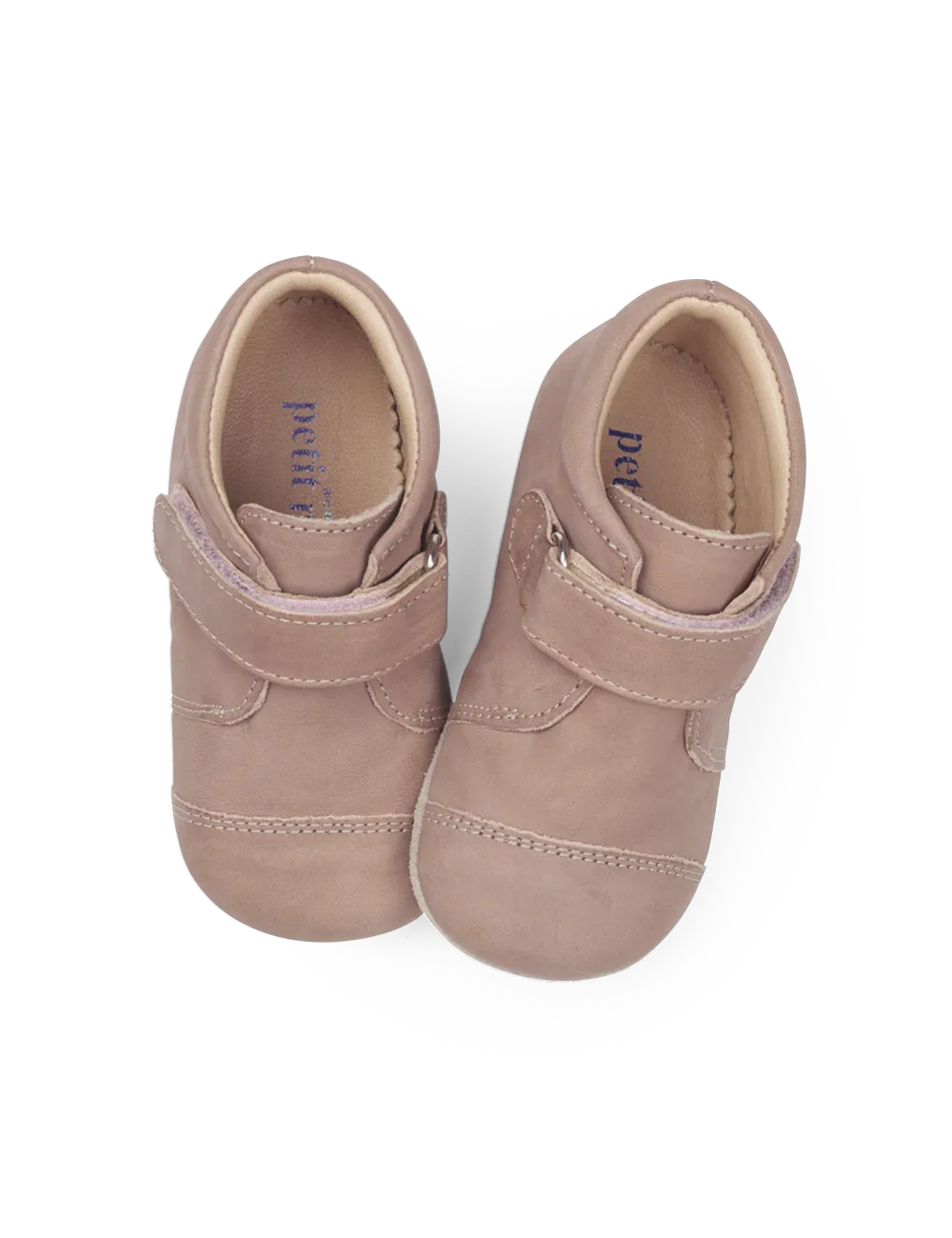 Shoe with Velcro - Old rose