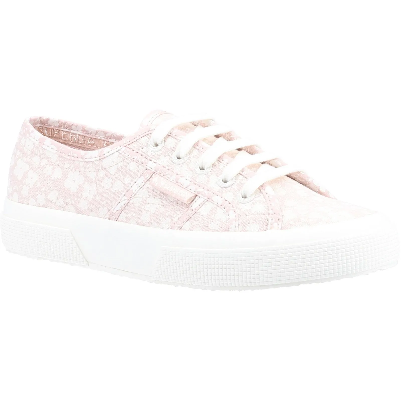 Superga Womens 2750 Floral Print Trainers - Pink