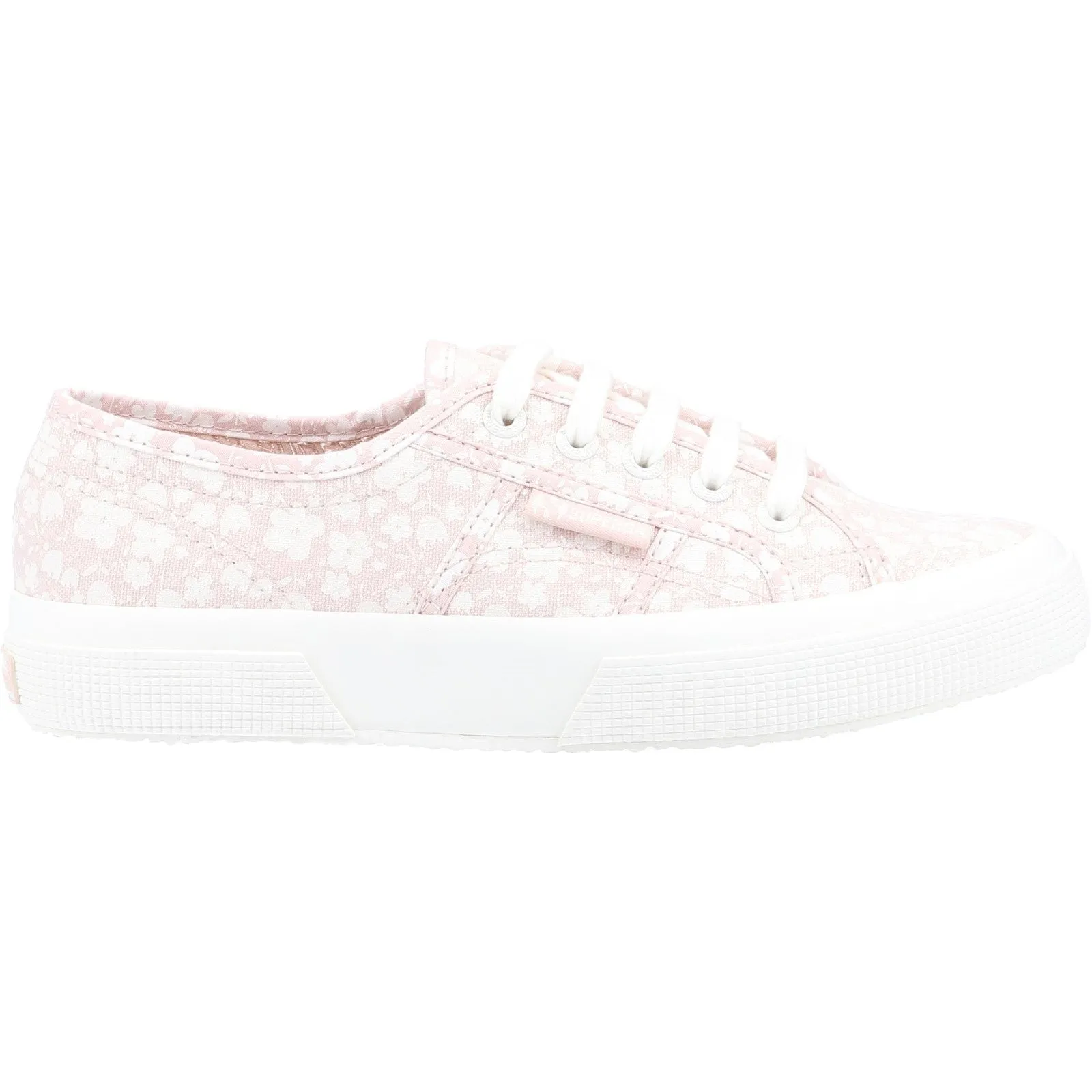 Superga Womens 2750 Floral Print Trainers - Pink