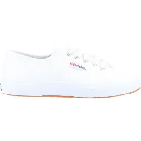 Superga Womens 2750 Tumbled Leather Trainers - White