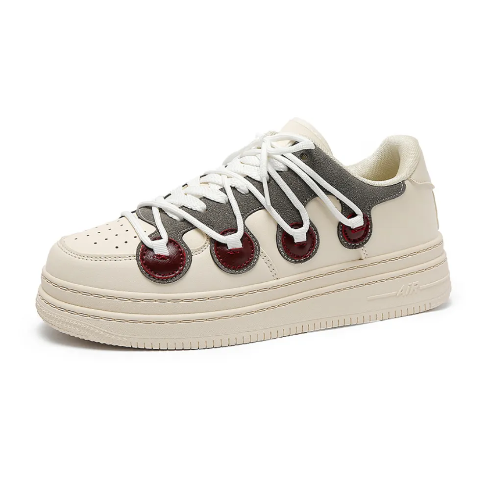 Trendy Street Stitching Couple Casual Sneakers
