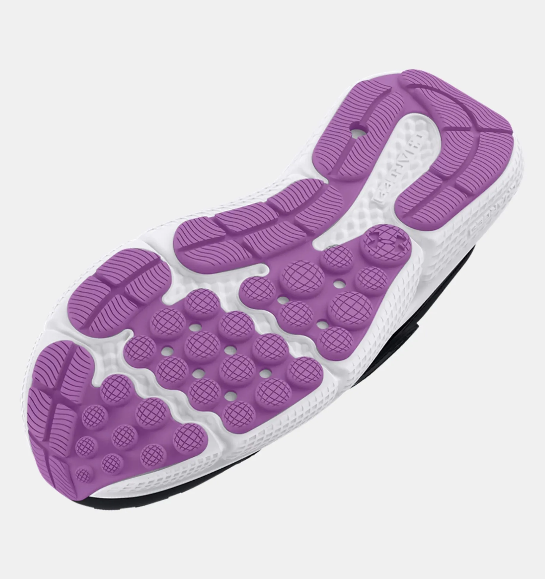 Under Armour Pre-School  Girls' UA Assert 10 AC Printed Running Shoes - Black / Provence Purple / Radial Turquoise
