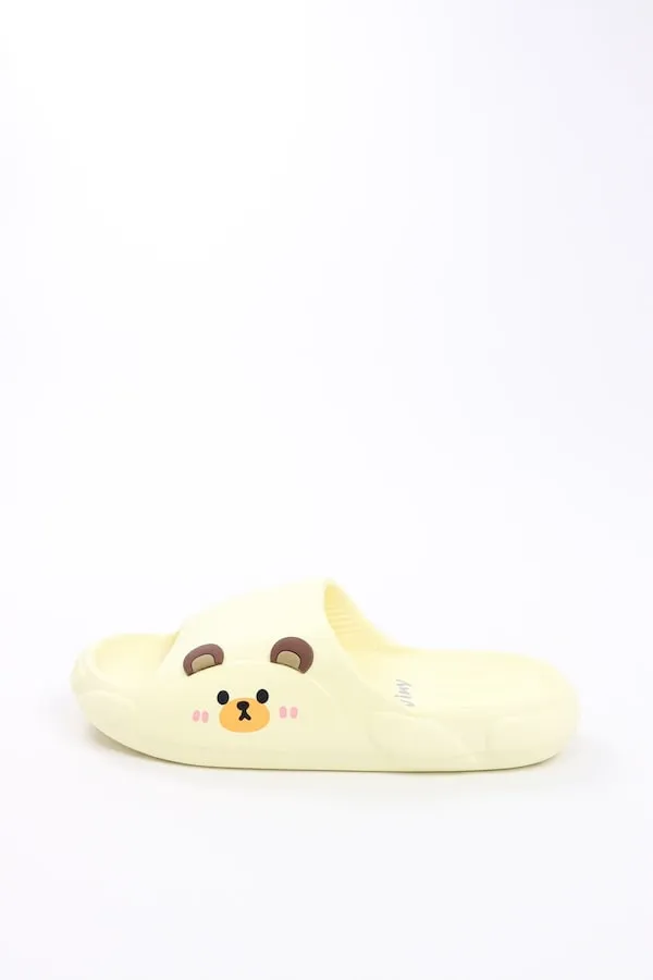 Viny - Women's Bear Bathroom Slides